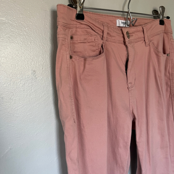 Kensie Jeans Women's Mid-Rise Ankle Jeans Dusty Rose 6/28 - Picture 2 of 8